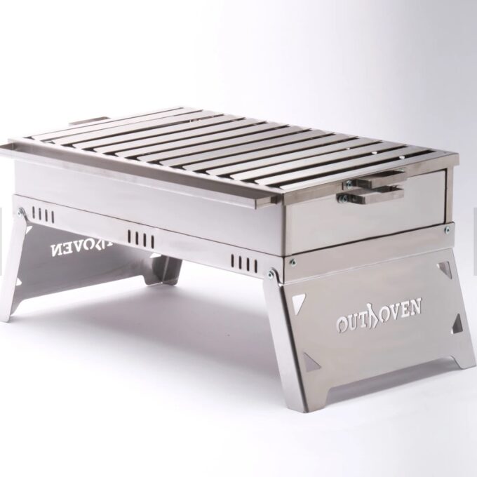Outdoven M1.1 yeni versiyon Alev Yapmayan Katlanabilir Inox Mangal