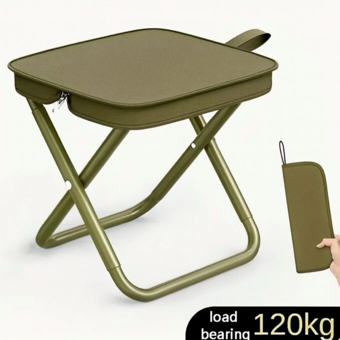 Northopia flip katlanır kamp taburesi haki